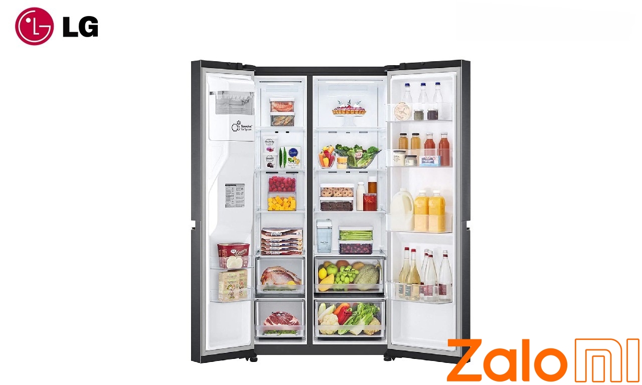 Tủ Lạnh LG Inverter Side By Side GR-D257WB 635 Lít